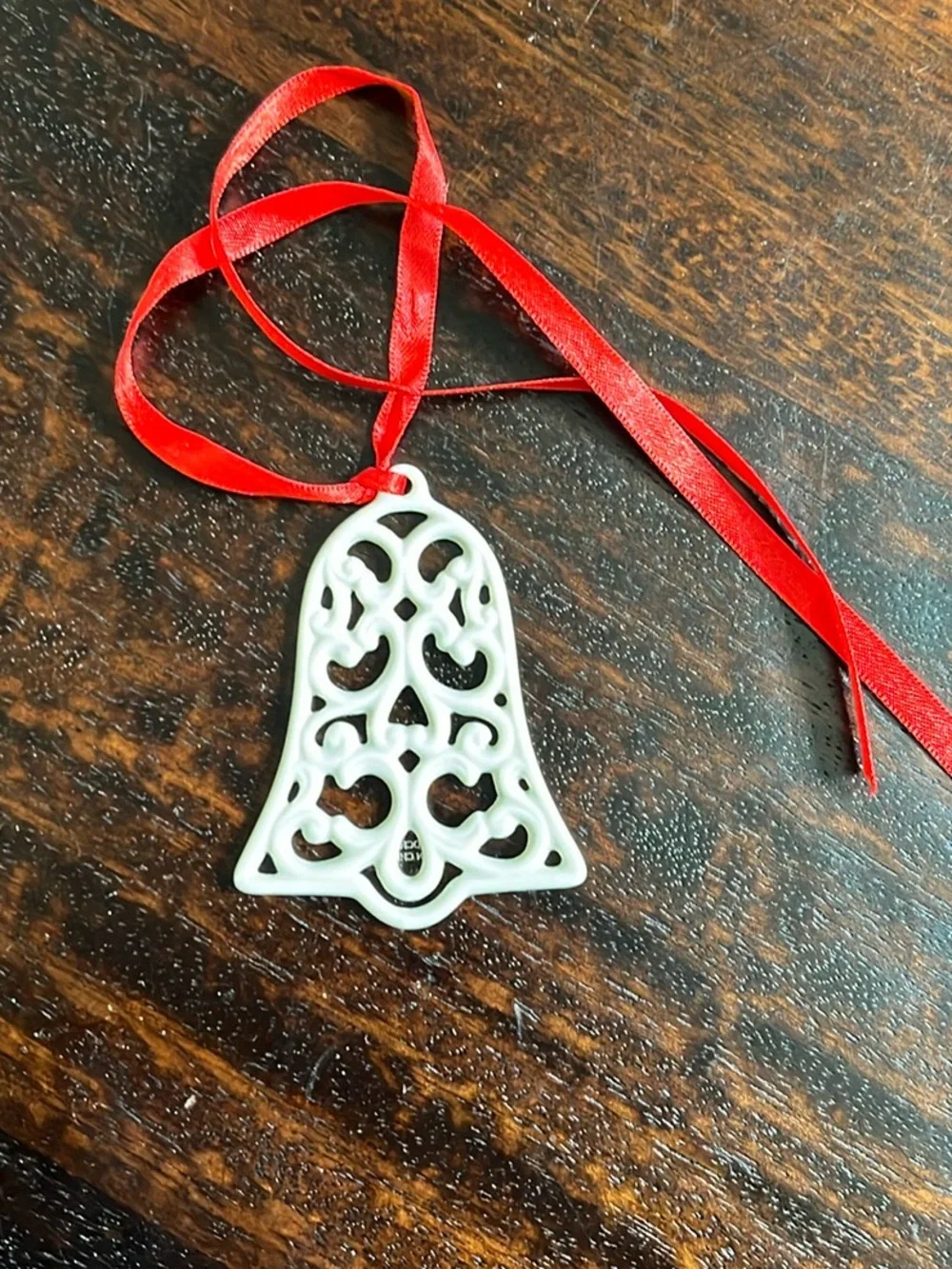 Lenox Charms Pierced Porcelain Bell